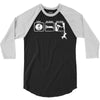 eat sleep climb   2 climbers distressed 3/4 Sleeve Shirt