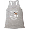 true friend (boxer) Racerback Tank