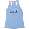 evolution of a golfer mens black golf t shirt top new Racerback Tank