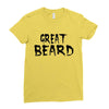 great beard Ladies Fitted T-Shirt