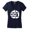 paradroid retro commodore 64 8 bit gamer Women's V-Neck T-Shirt