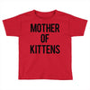 mother of kittens Toddler T-shirt
