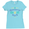 i accessorize with pet hair Ladies Fitted T-Shirt