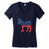 keledai Women's V-Neck T-Shirt