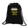 new mens womens kids eye got mad minion skills and stuff funny novelty Drawstring Bags