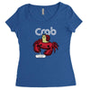 crab Women's Triblend Scoop T-shirt
