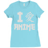 anime Ladies Fitted T-Shirt