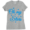 oh my stars adult Ladies Fitted T-Shirt