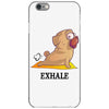 yoga pug exhale iPhone 6/6s Case