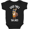 good times tan lines Baby Bodysuit