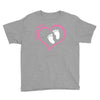 Baby Girl with Heart Any Name Customized Youth Tee