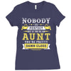Nobody Is Perfect But If You Are An Aunt You Are Pretty Damn Close Ladies Fitted T-Shirt