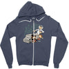 scientific paradox goes boink Zipper Hoodie