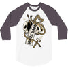 work hard until die 3/4 Sleeve Shirt