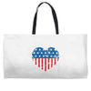 usa flag 2 Weekender Totes