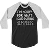 burpees workout 3/4 Sleeve Shirt