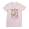 bacon2 Ladies Fitted T-Shirt
