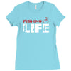 Fishing Life Ladies Fitted T-Shirt