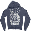 werewolves in siberia Zipper Hoodie