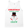 christmas baking team crew snowman Tank Top