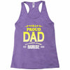 proud dad nurse Racerback Tank