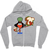 mustard or mayo Zipper Hoodie