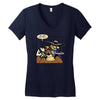 duck slap! Women's V-Neck T-Shirt