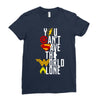 you can't save the world alone Ladies Fitted T-Shirt