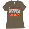 i survived spring break 1990 Ladies Fitted T-Shirt