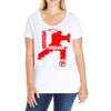 hadouken ryu Ladies Curvy T-Shirt