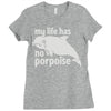 no porpoise Ladies Fitted T-Shirt