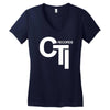 cti records Women's V-Neck T-Shirt