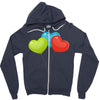 ballon color full Zipper Hoodie
