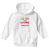 legends are born january Youth Hoodie