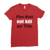 ghou shal Ladies Fitted T-Shirt
