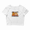 life's a game basketball Crop Top