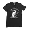 caffeine and spite Ladies Fitted T-Shirt