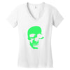 awesome neon green Women's V-Neck T-Shirt