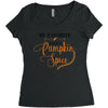 my favorite season is pumpkin spice Women's Triblend Scoop T-shirt