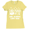 owl always love you Ladies Fitted T-Shirt