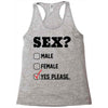 Sex Yes Please Racerback Tank