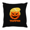 trumpkin funny donald trump pumpkin Throw Pillow