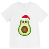santa avocado V-Neck Tee