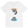 portal cat V-Neck Tee