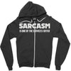 sarcasm services Zipper Hoodie