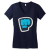 pewdiepie the blue brofist Women's V-Neck T-Shirt