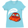 polite pete Ladies Fitted T-Shirt