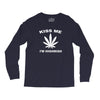 kiss me i'm highrish Long Sleeve Shirts