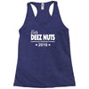 vote deez nuts for president 2016 funny Racerback Tank