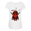 deadpool minion Maternity Scoop Neck T-shirt